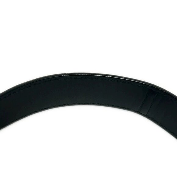 Auth Salvatore Ferragamo Gancini - Black Nylon Leather Shoulder Bag - Picture 6 of 9